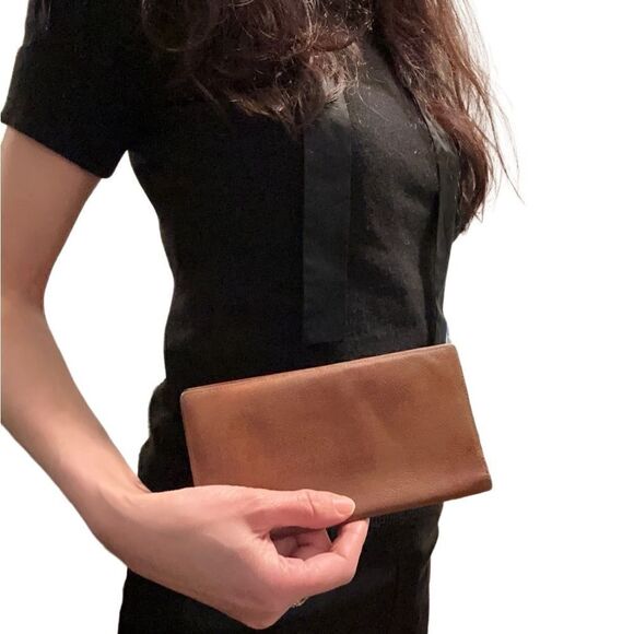 Hermes long brown leather wallet - Picture 14 of 16